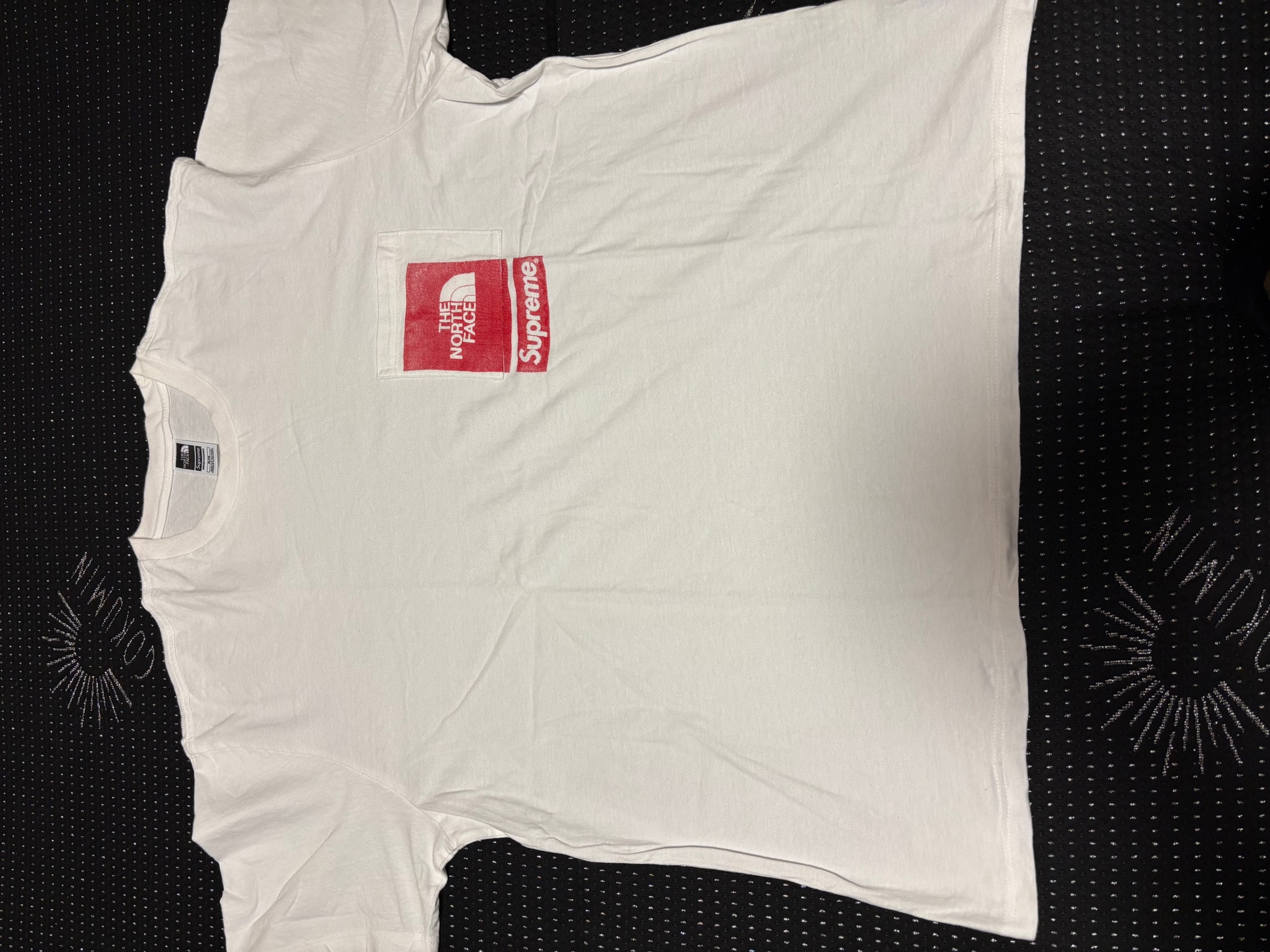 Supreme x The North Face Printed Pocket Tee "White"