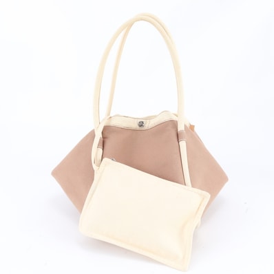 ■美品 エルメス サック バガ GMトート バッグ レザー×キャンバス