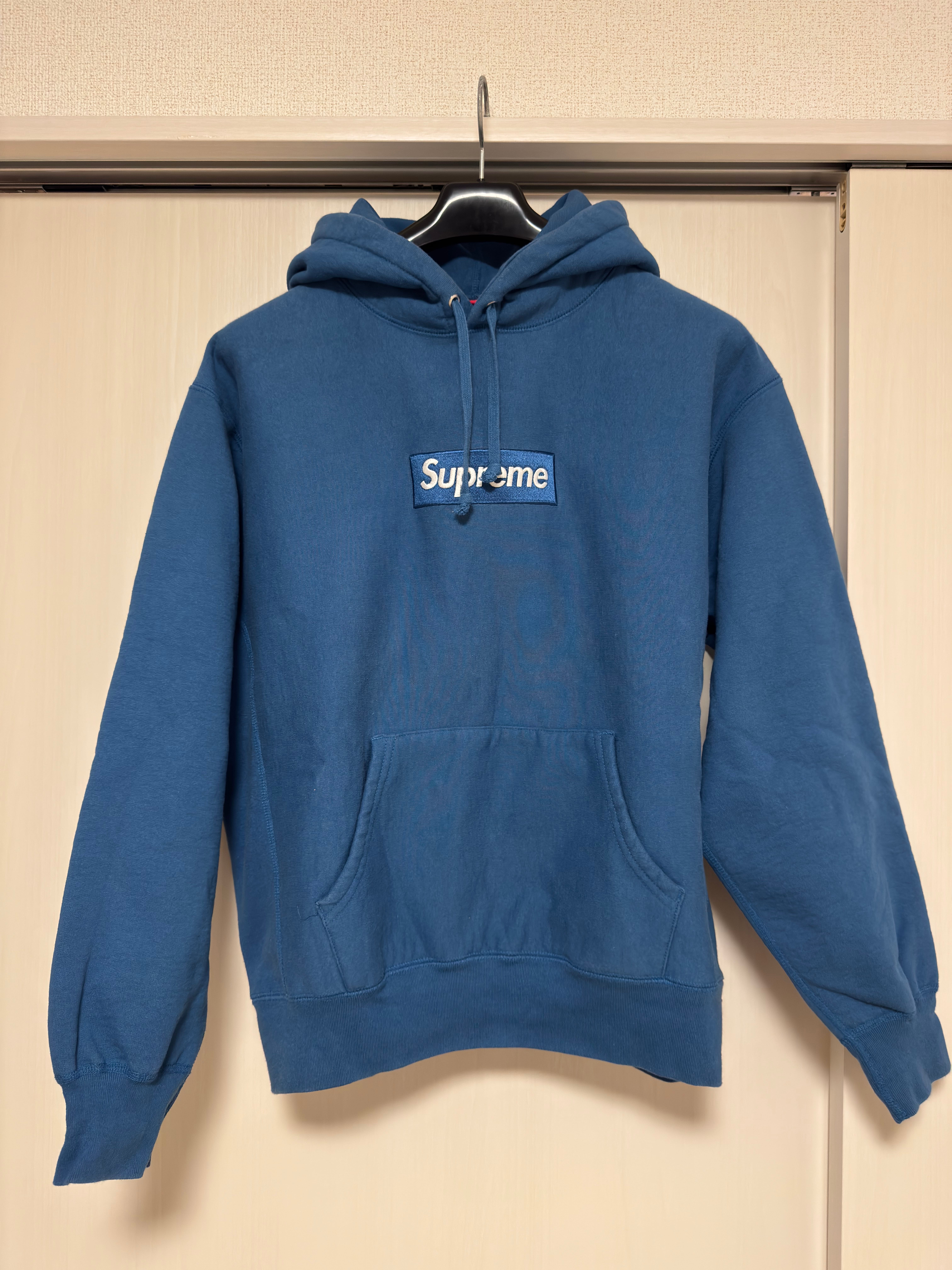 Supreme Box Logo Hooded Sweatshirt "Blue" (23FW)