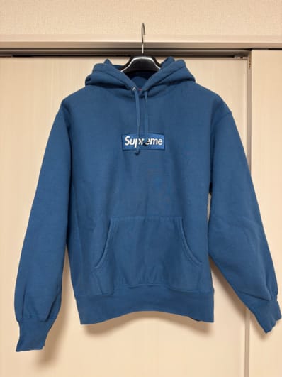 Supreme Box Logo Hooded Sweatshirt "Blue" (23FW)