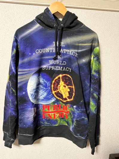 Supreme Undercover Public Enemy Hooded Sweatshirt "Black"