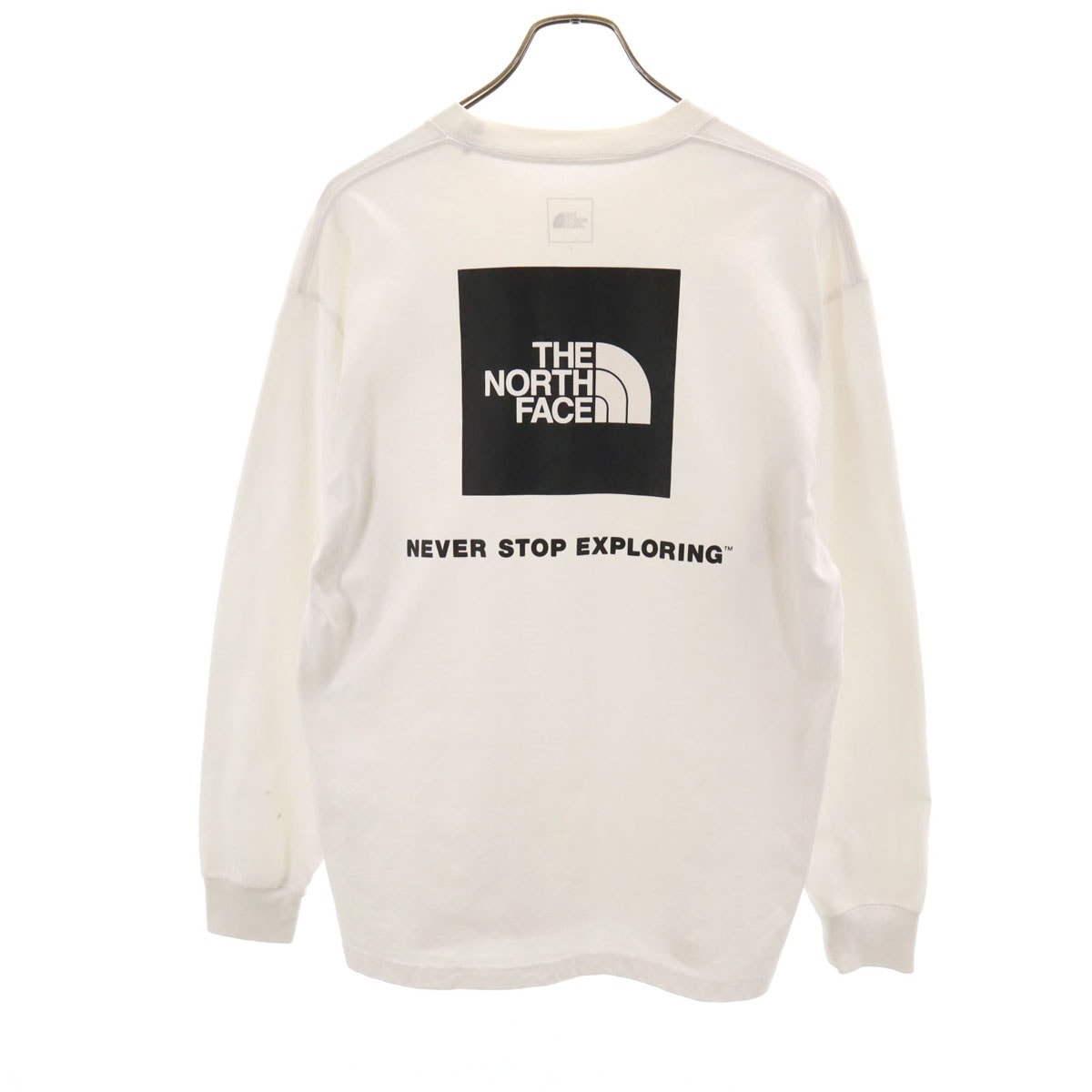 THE NORTH FACE ノースフェイス 長袖 Tシャツ L ホワイト ロンT NT82131 アウトドア