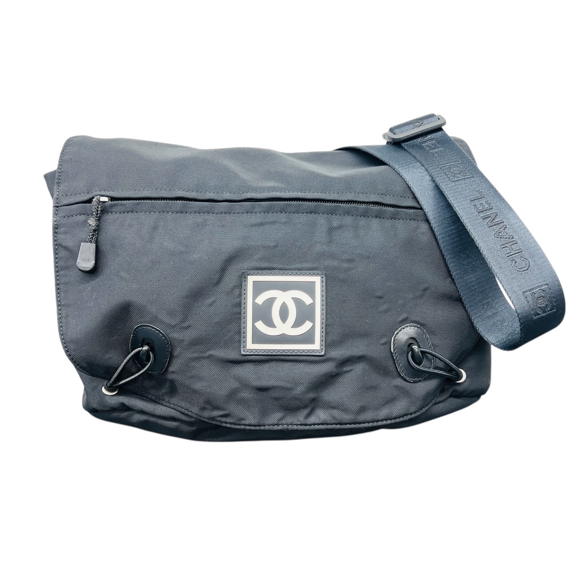 D (傷や汚れあり)】CHANEL 希少 シャネル スポーツライン ショルダー