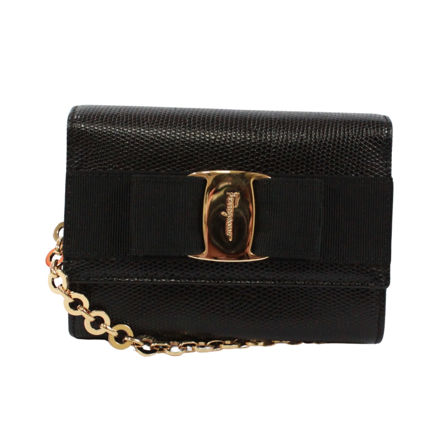 フェラガモ チェーンショルダーヴァラ・リボン AQ-21 3202