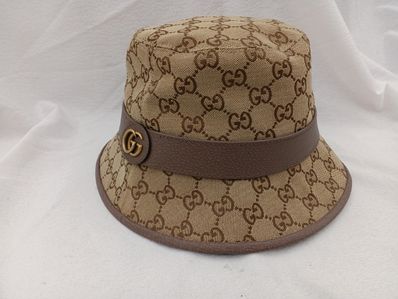 GUCCI GG Canvas Bucket Hat "Beige/Brown"
