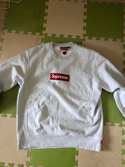 Supreme Box Logo Crewneck Sweatshirt "Ash Grey" (18FW)