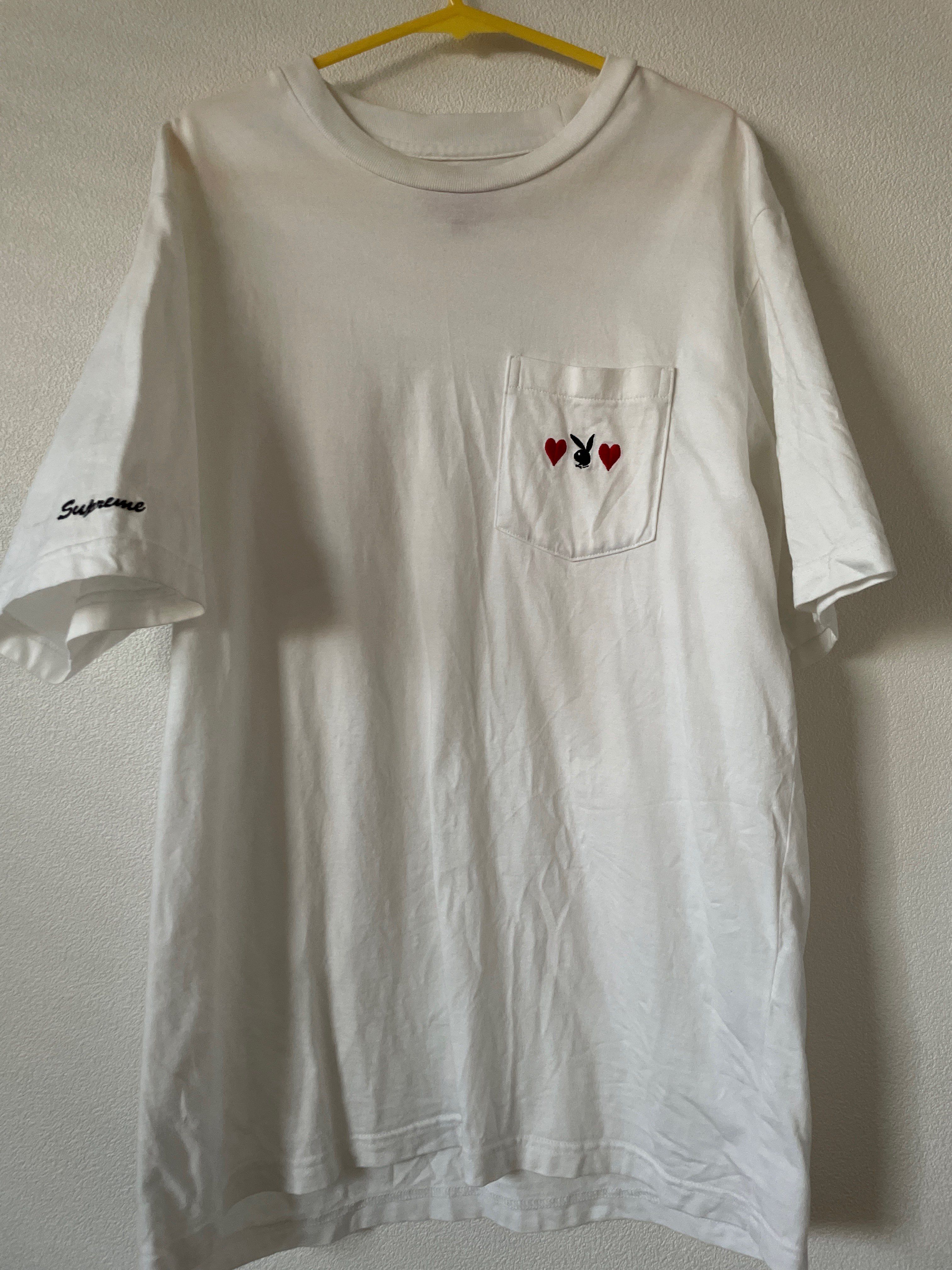 Supreme x Playboy Pocket Tee "White"