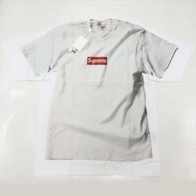 Supreme x MM6 Maison Margiela Box Logo Tee "White"
