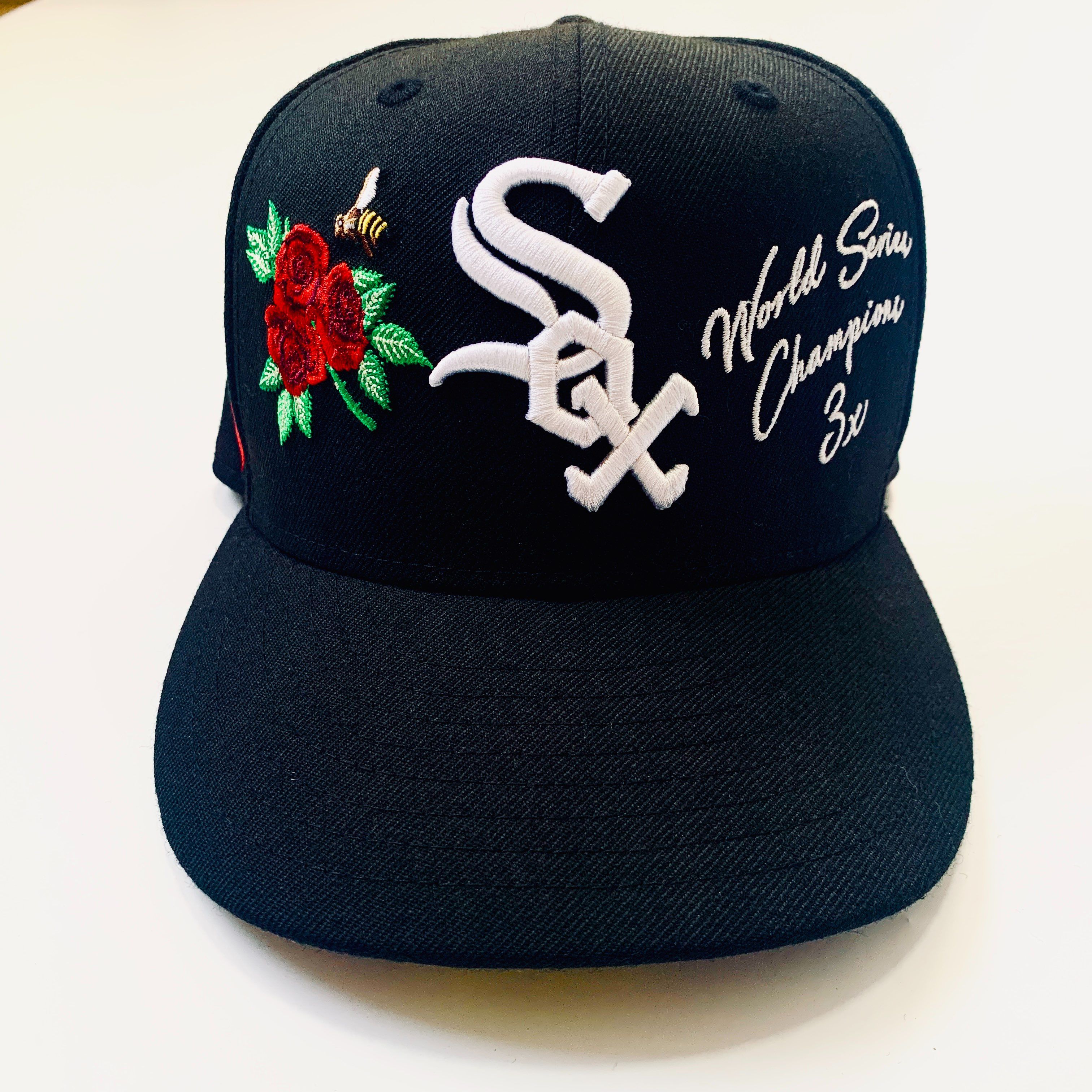 シカゴ ホワイトソックス Sox 薔薇 パッチ キャップ