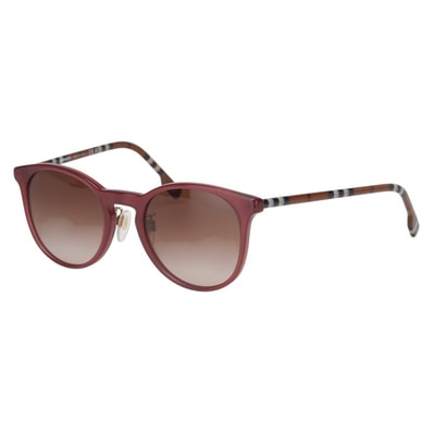バーバリー サングラス ウェリントン B4380-D ブラウン マルチカラー プラスチック レディース BURBERRY 【中古】