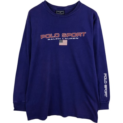 古着 ラルフローレン Ralph Lauren POLO SPORT ポロスポーツ ロングTシャツ ロンT メンズL相当/eaa631366
