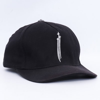 Chrome Hearts Baseball Cap RS 3 Cross "Black/White"