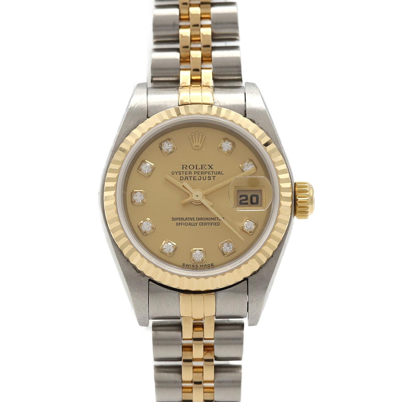 【ノーメンテナンス還元価格】ロレックス デイトジャスト 79173G SSxYG 自動巻 Y番