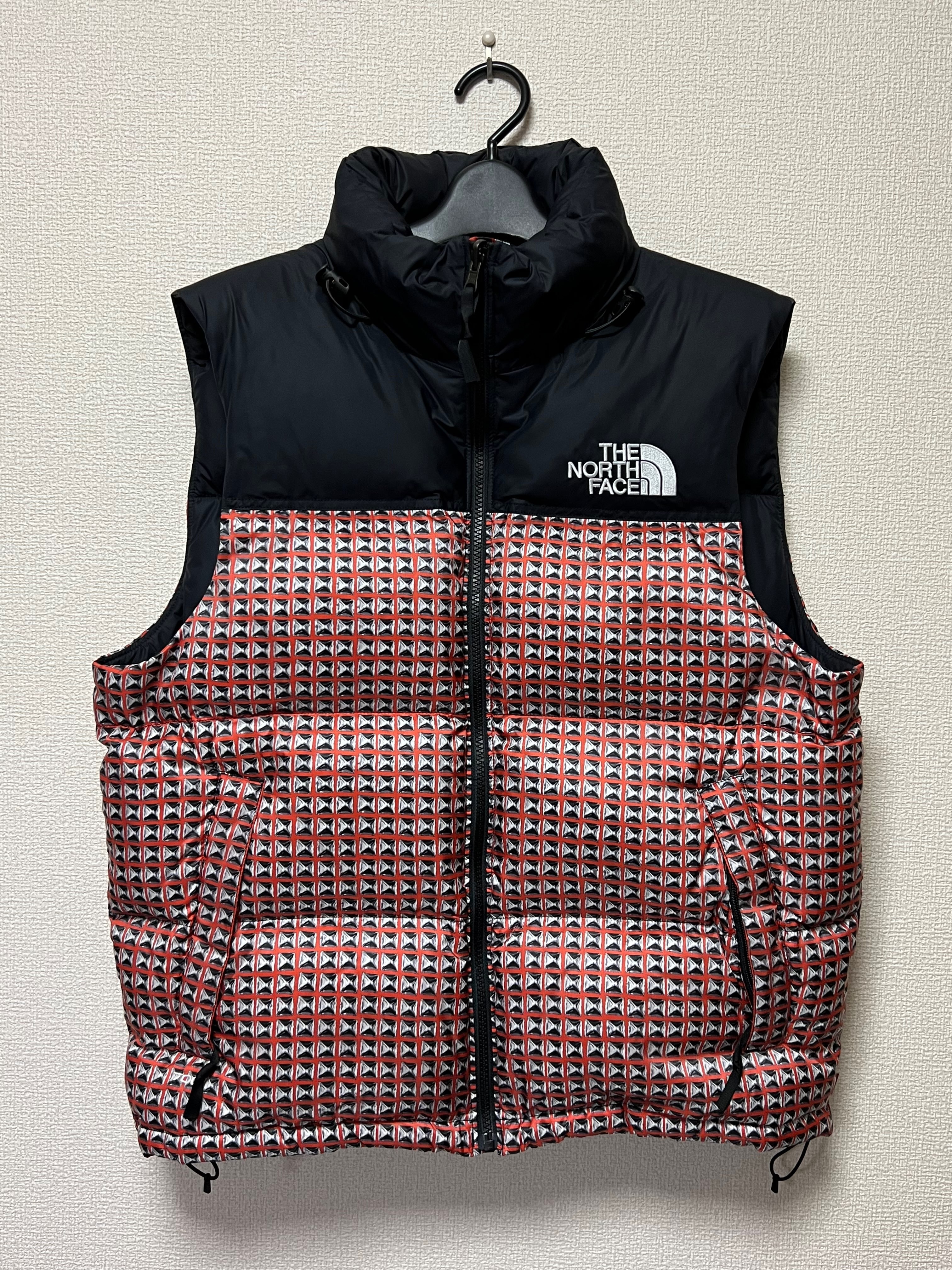 Supreme x The North Face Studded Nuptse Vest "Red"
