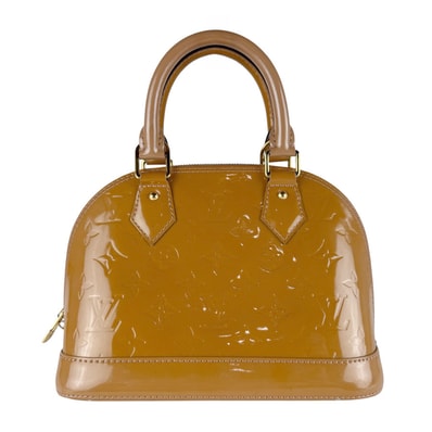 ルイ ヴィトン LOUIS VUITTON ハンドバッグ モノグラム ヴェルニ アルマBB モノグラムヴェルニ ローズヴェルール レディース M91585【中古】 z9768