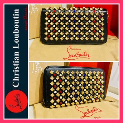 匿名配送■箱付■Christian Louboutin ルブタン スタッズ 財布