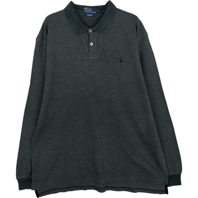 古着 ラルフローレン Ralph Lauren POLO by Ralph Lauren 長袖 ポロシャツ メンズXL相当/eaa615496