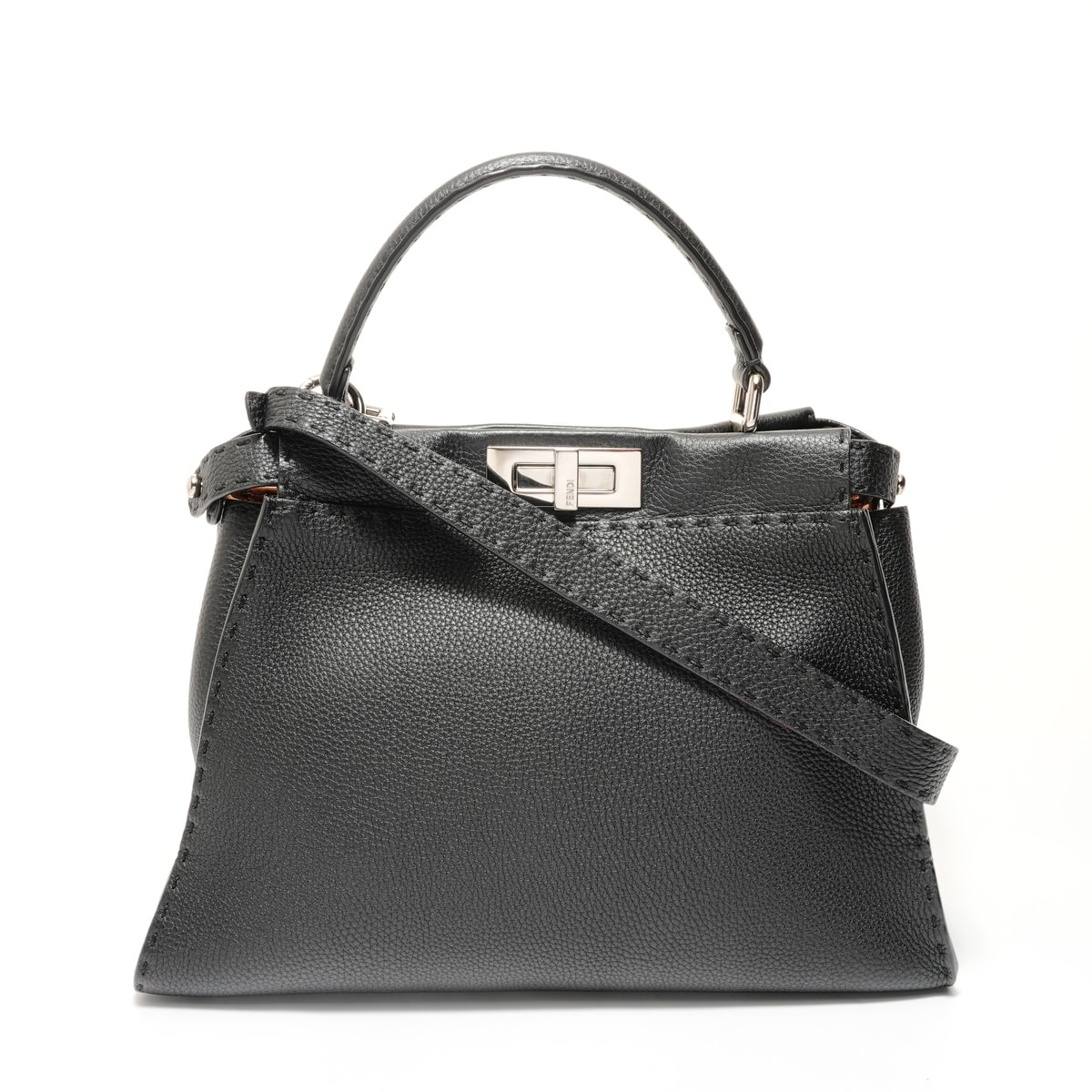 フェンディ FENDI レザー ピーカブー 2way セレリア ハンドバッグ【中古】