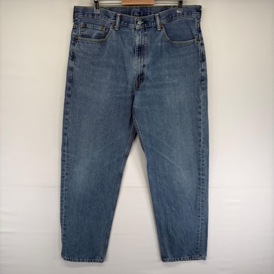 古着 リーバイス Levi's デニム パンツ 550 テーパード ジーンズ ジーパン ジッパーフライ 5ポケ w38 L34 ブルー系 メンズ