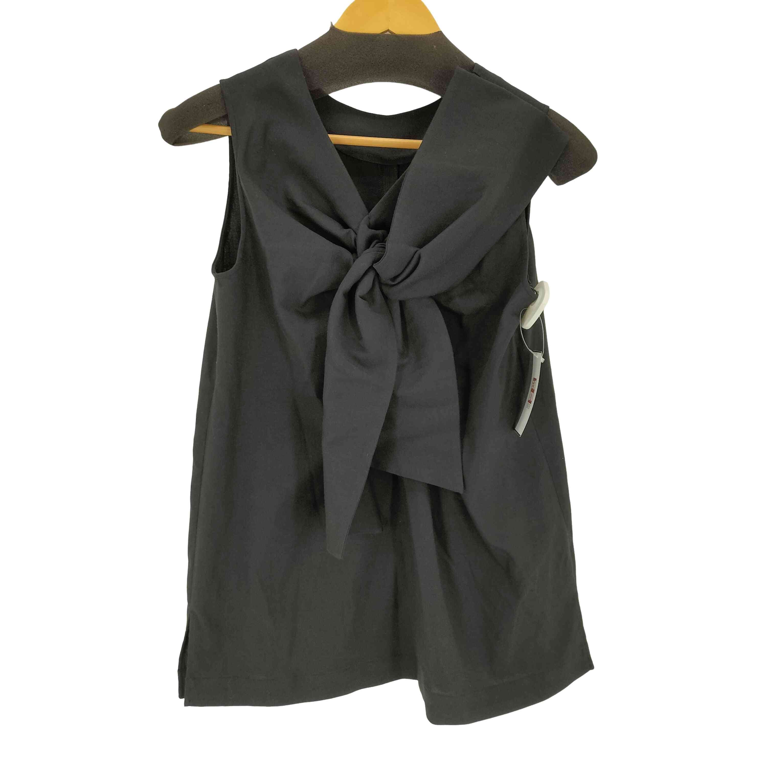 前後2wayノースリノットリボンブラウス【1140653663074】