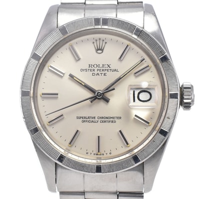 ロレックス ROLEX 1501 ヴィンテージ オイスターパーペチュアル デイト Cal.1570 自動巻き メンズ 良品 保証書付き 腕時計 M#148435