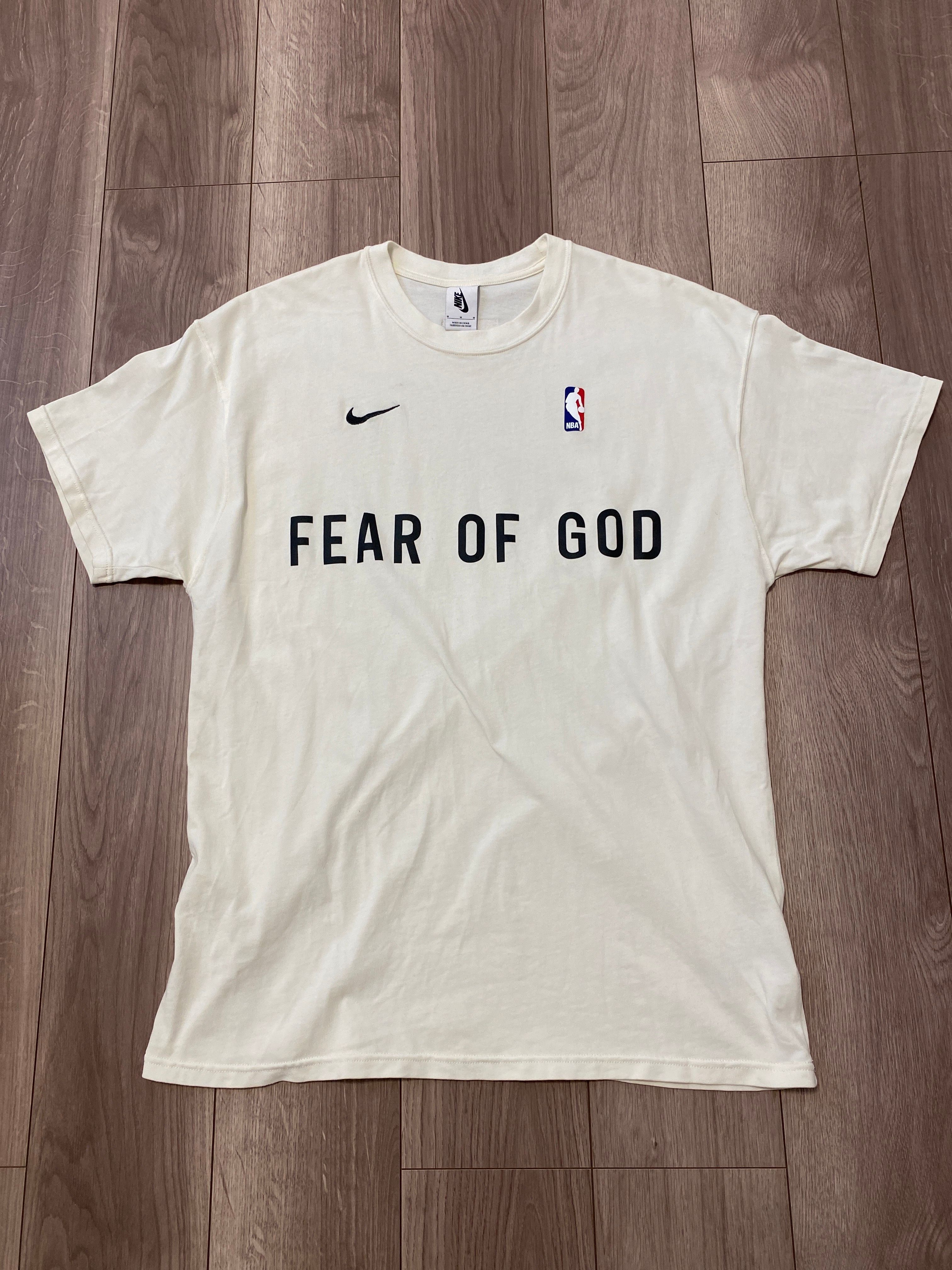 FEAR OF GOD / Nike Warm Up T-Shirt "Sail"