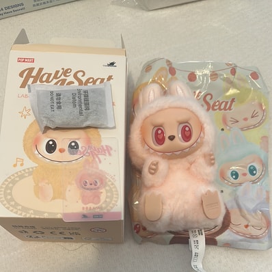 POP MART THE MONSTERS (LABUBU) Have a Seat Plush Series DADA