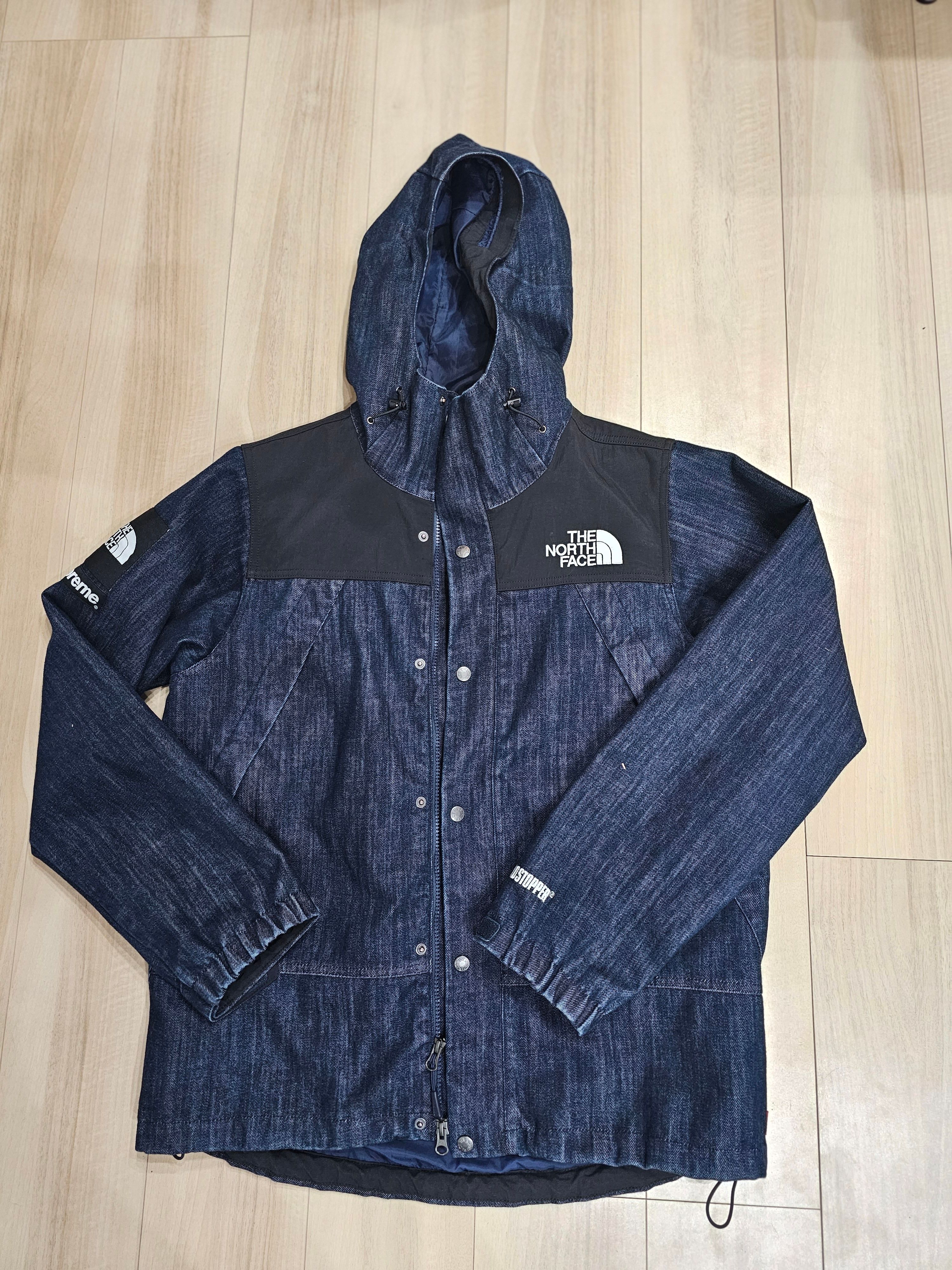Supreme The North Face Denim Dot Shot Jacket "Denim"