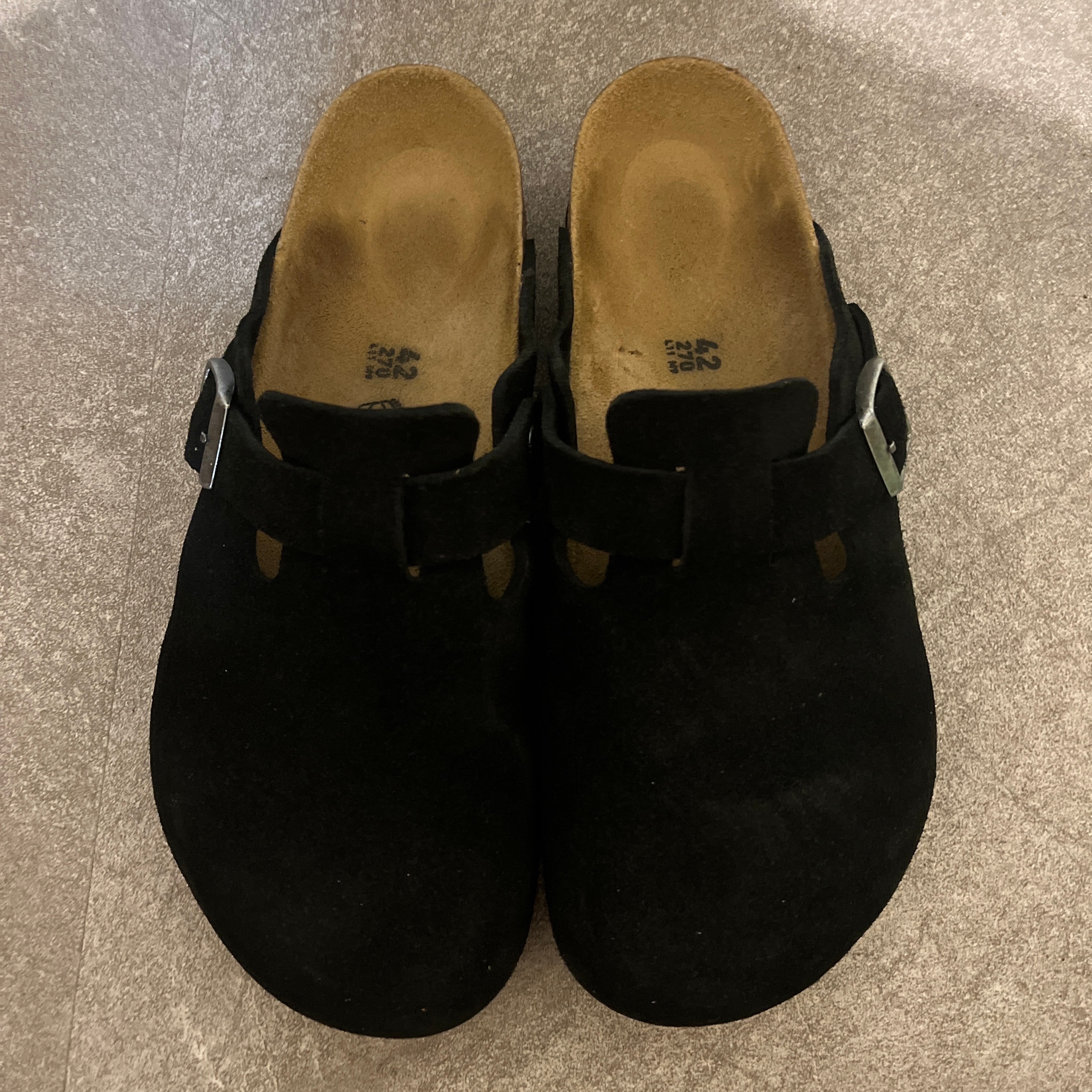 BIRKENSTOCK Boston "Black" (Original Footbed)