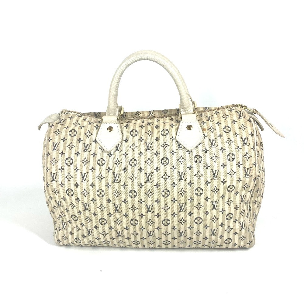 ルイヴィトン LOUIS VUITTON スピーディ30 M95500 モノグラムミニラン カバン ミニボストンバッグ ハンドバッグ モノグラムミニランキャンバス ホワイト系