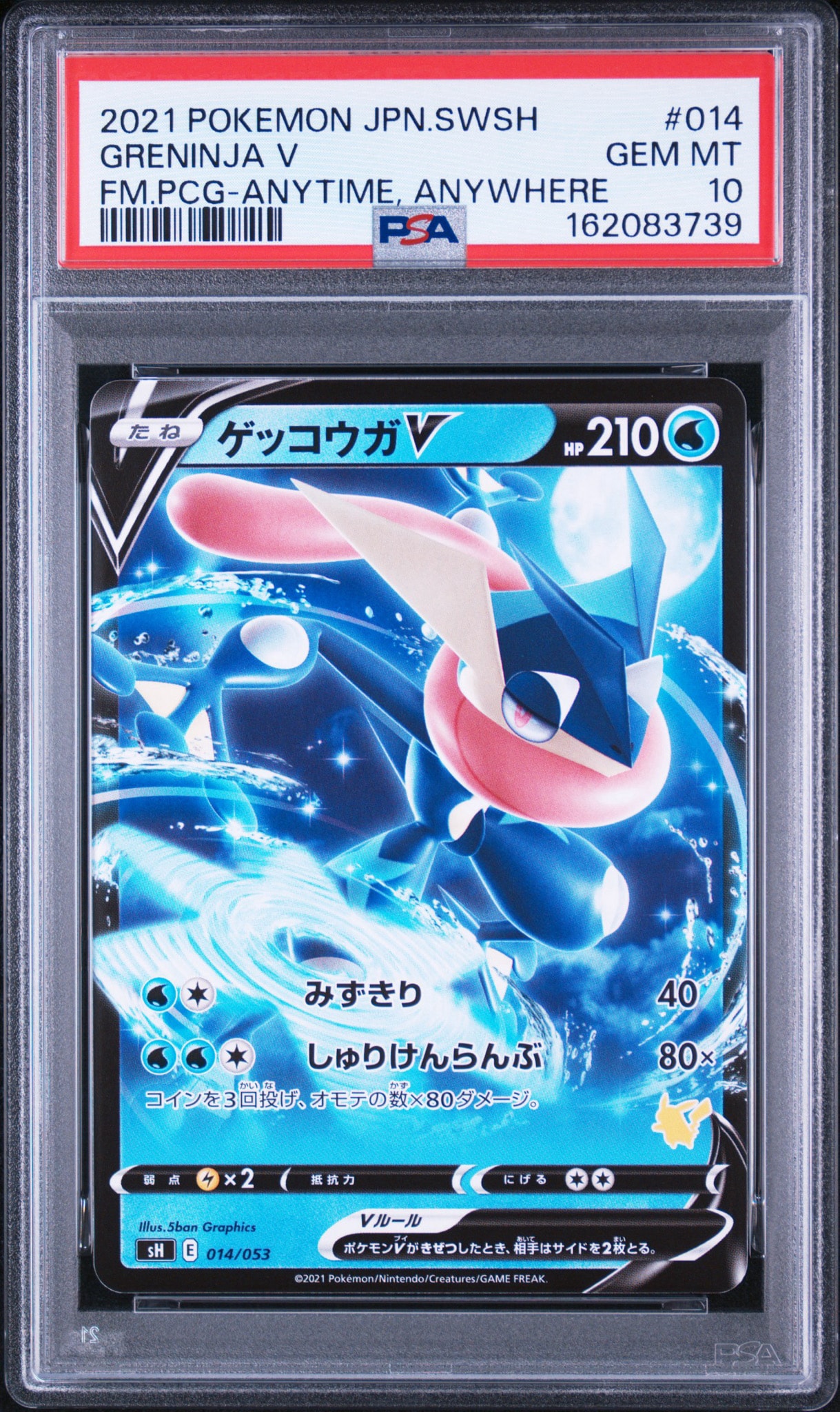 ゲッコウガV :ノーマル仕様 [SH 014/053](「いつでもどこでもファミリーポケモンカードゲーム」)
