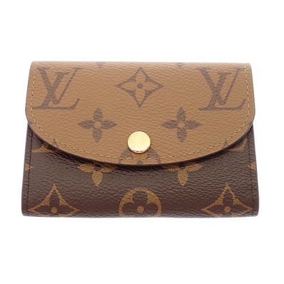 ルイヴィトン ポルトモネ ロザリ モノグラム ブラウン【中古】【Aランク】