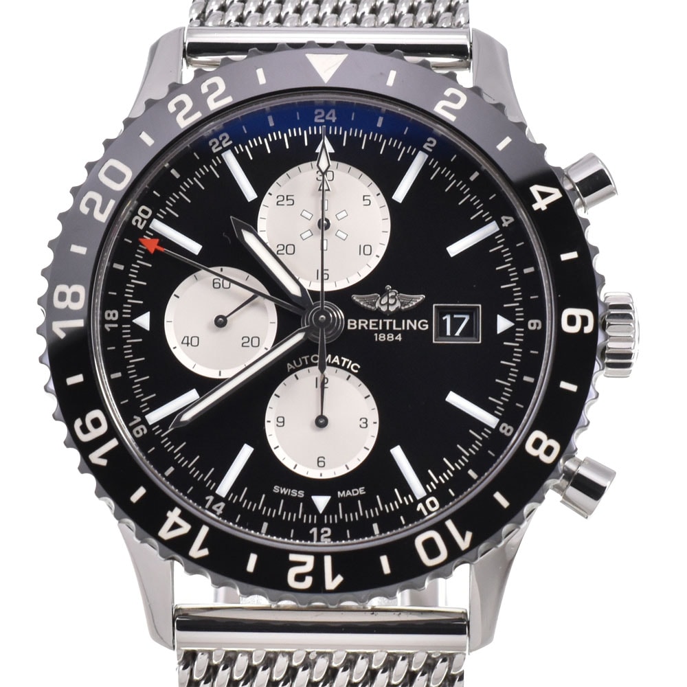 値下 ブライトリング BREITLING Y2431012/BE010 クロノライナー 自動巻き メンズ 美品 保証書付き P#145944
