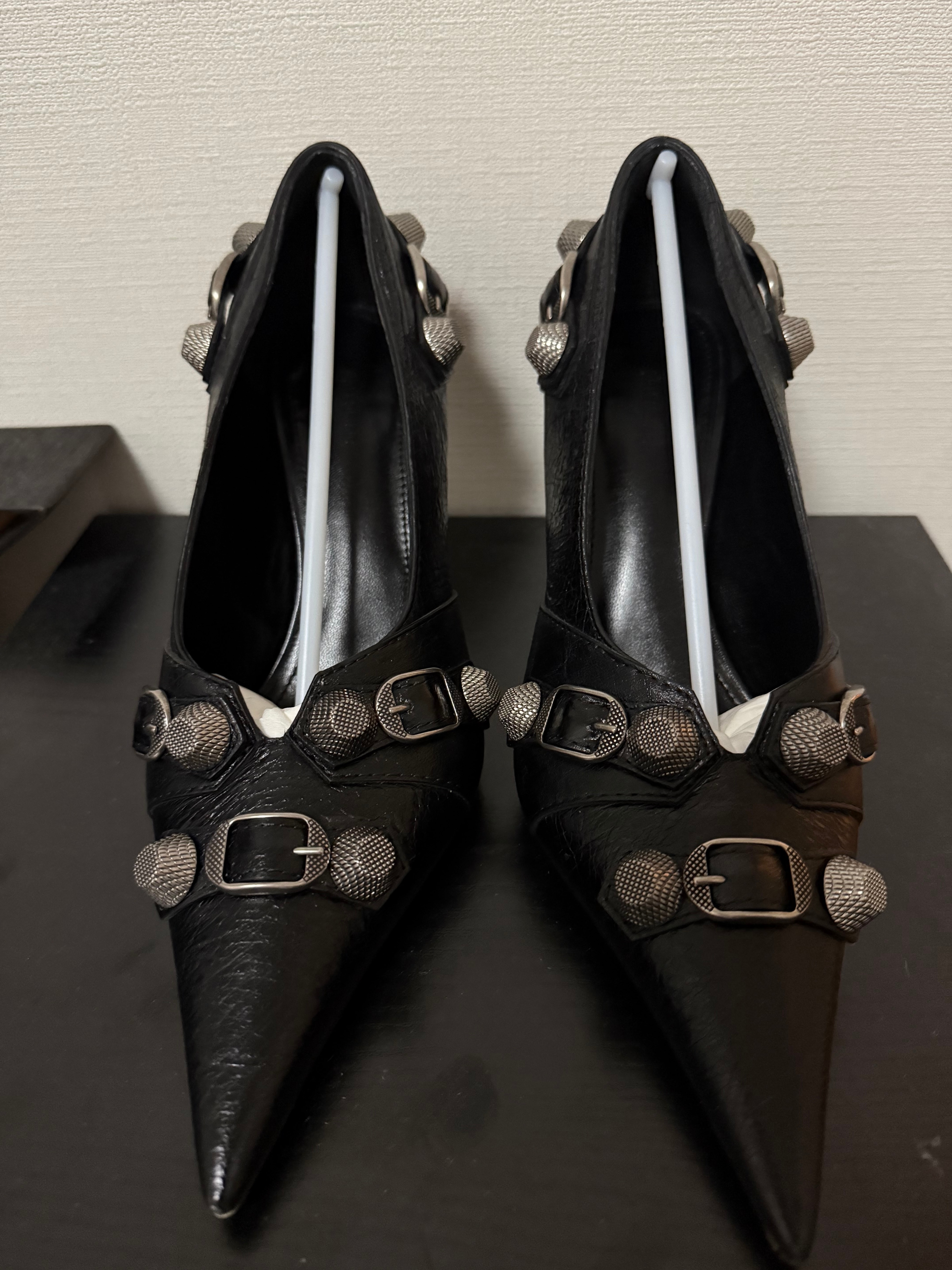 バレンシアガ ウィメンズ カゴール 90mm パンプス "ブラック" 714252WAD4E1081