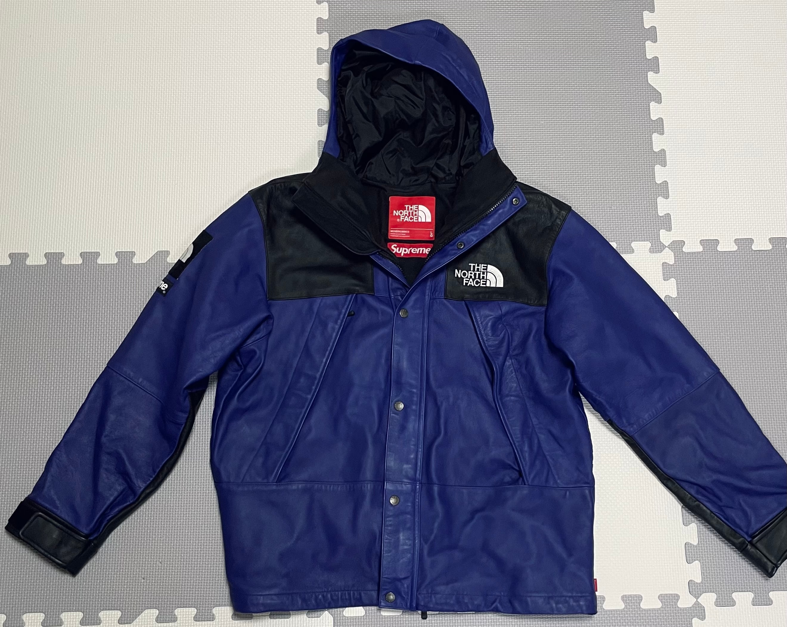 Supreme x The North Face Leather Mountain Parka "Purple"