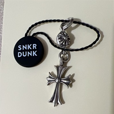 Chrome Hearts 1 Ball Tiny CH Cross Charm "Silver"