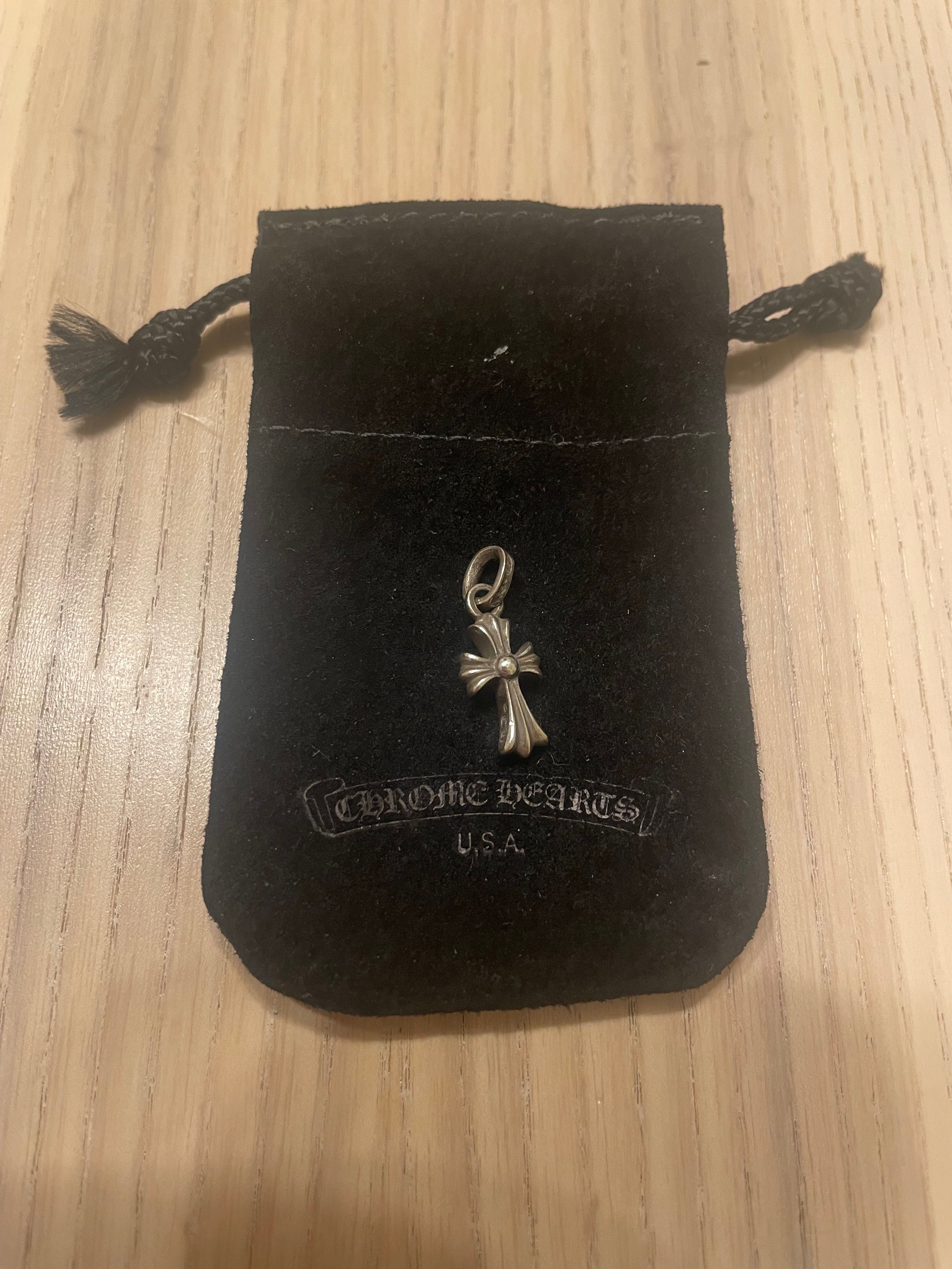 Chrome Hearts CH Cross Baby Fat Charm "Silver"