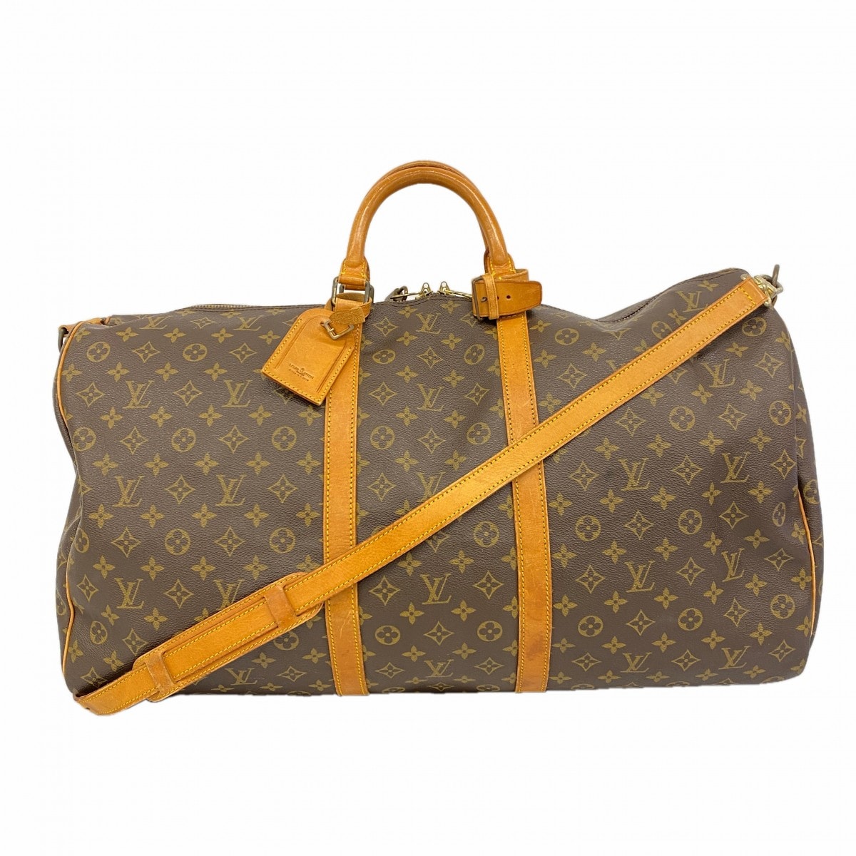 【6dc2370】ルイヴィトン ボストンバッグ モノグラム キーポルバンドリエール60 M41412 ブラウン【中古】メンズ レディース ユニセックス