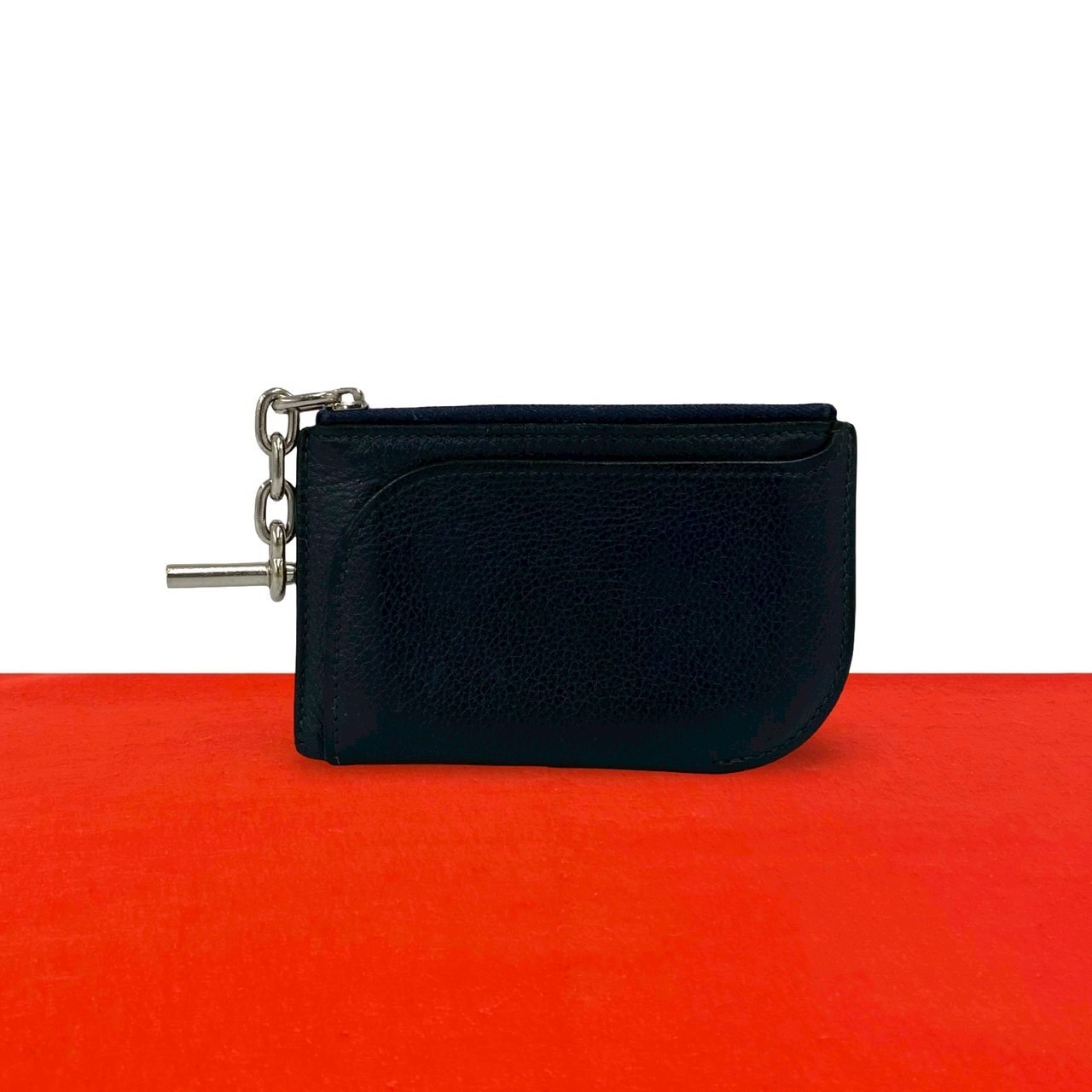 HERMES エルメス ストラップ エバーカラー コインケース ネイビー
27068