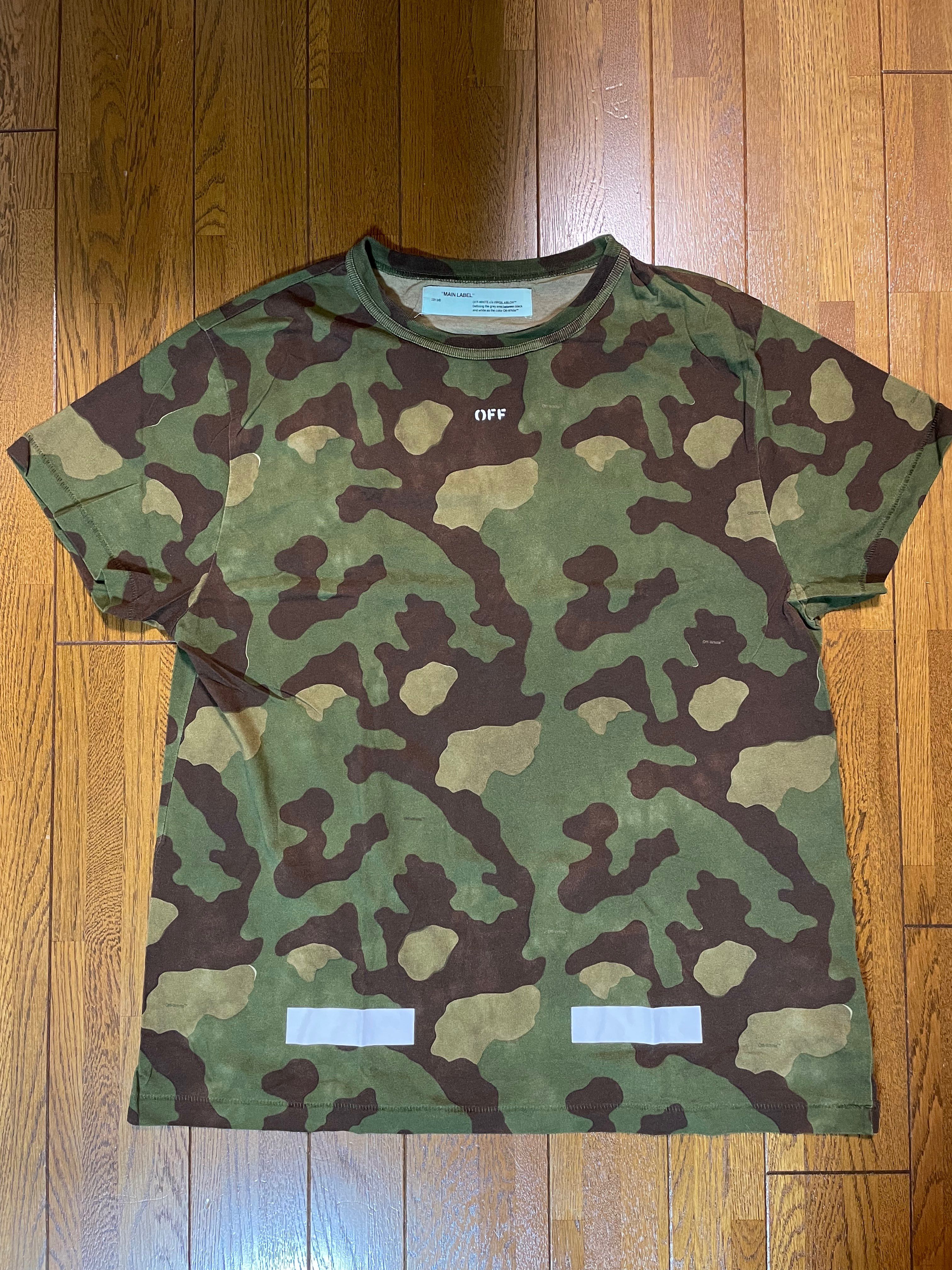オフホワイト OFF-WHITE Camouflage Tee