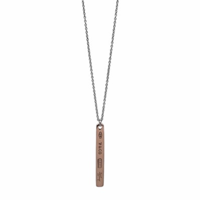 TIFFANY&Co. ティファニー 1837 ナロー バー ネックレス
ペンダント SV925 ルベドメタル ゴールド 新品仕上済 レディース
【中古】