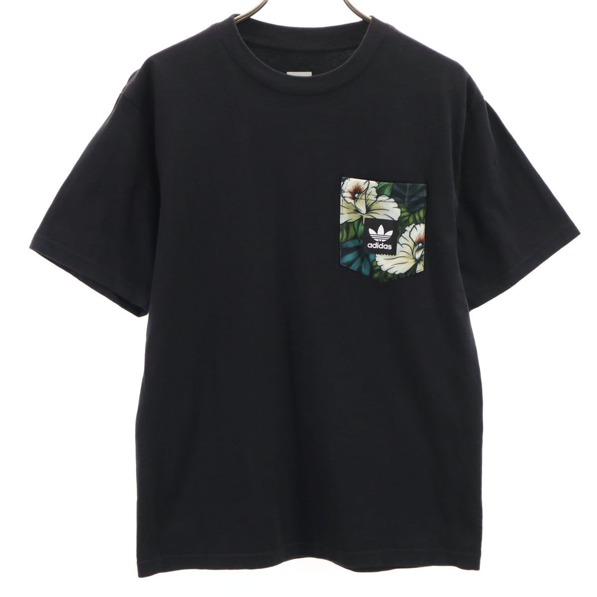 adidas Originals アディダスオリジナルス 半袖 Tシャツ S ブラック ポケT