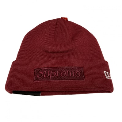 Supreme 【シュプリーム】ニューエラ ニット帽 赤