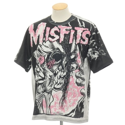 【中古】シュプリーム Supreme × The Misfits 2026年春夏 S/S Top コットン クルーネック 半袖Tシャツ ホワイトxブラック【サイズS】【メンズ】