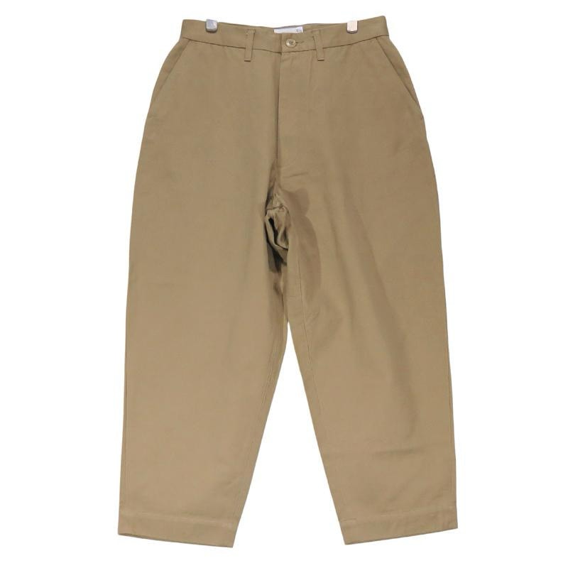 WTAPS ダブルタップス 21AW UNION 01/TROUSERS/COTTON.TWILL 212BRDT-PTM05 ユニオン トラウザーズ コットン ツイル ベージュ パンツ ボトムス サイズ01(S)
