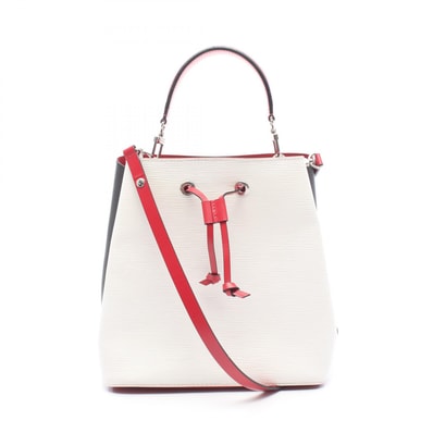 ルイ・ヴィトン LOUIS VUITTON ネオノエ トリコロール エピ ブロン ノワール 2WAY ハンドバッグ バッグ レザー エピ レッド レディース ホワイト系 / ブラック系 / レッド系 M55394 【中古】