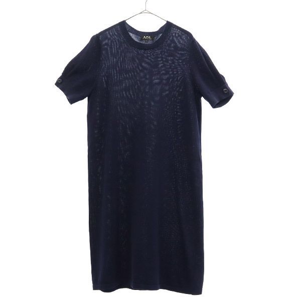A.P.C. 半袖 コットン ニット ワンピース