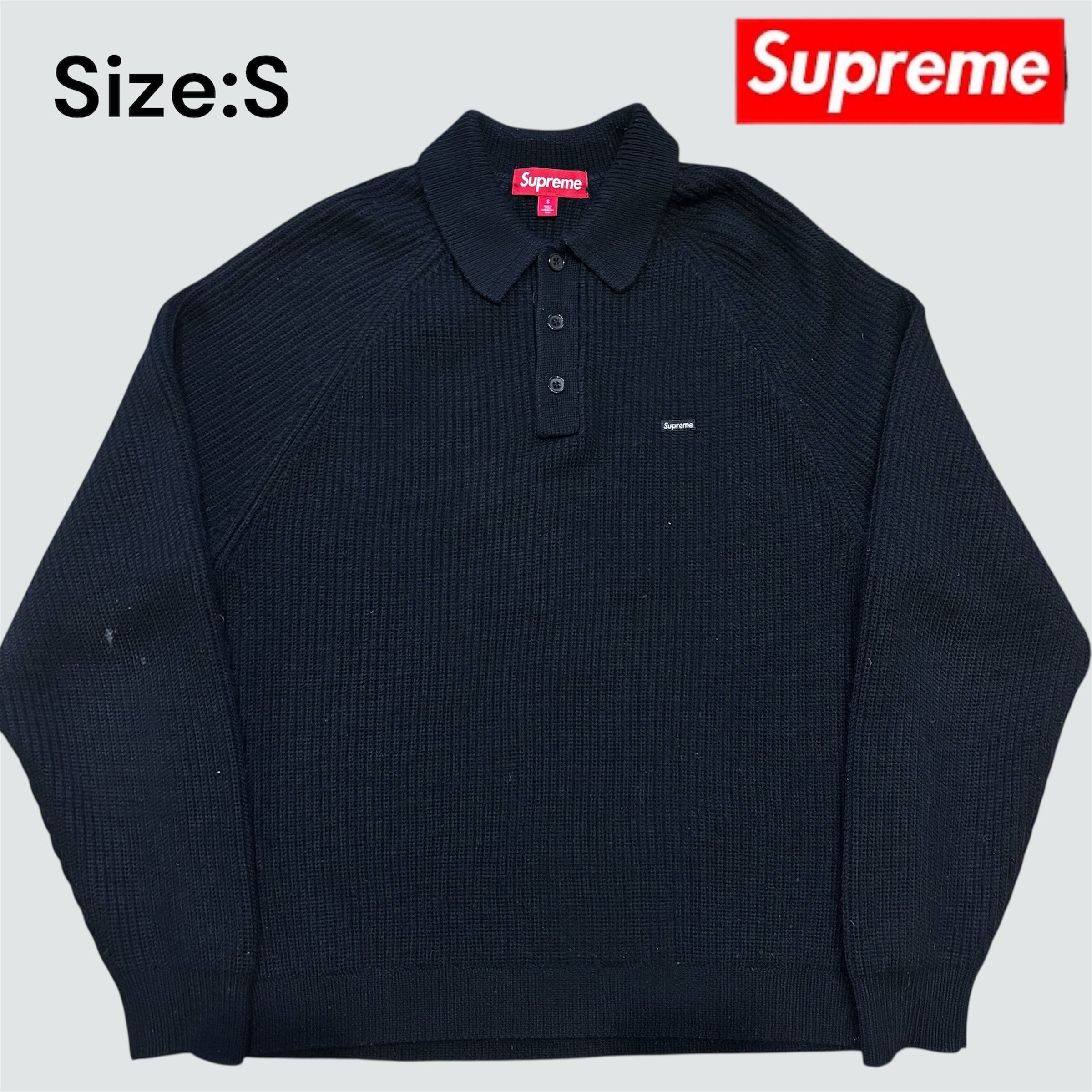 Supreme Small Box Polo Sweater 