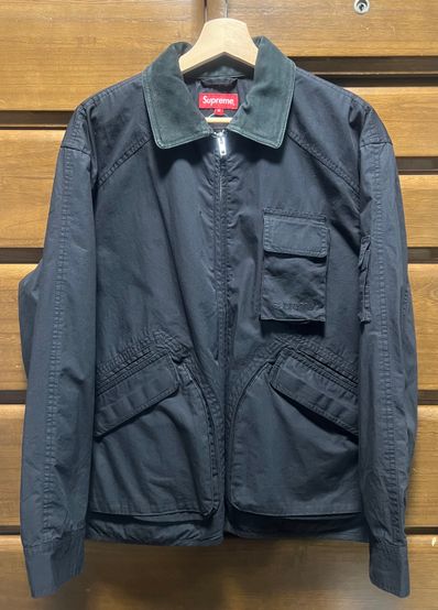 Supreme Cotton Utility Jacket "Black"