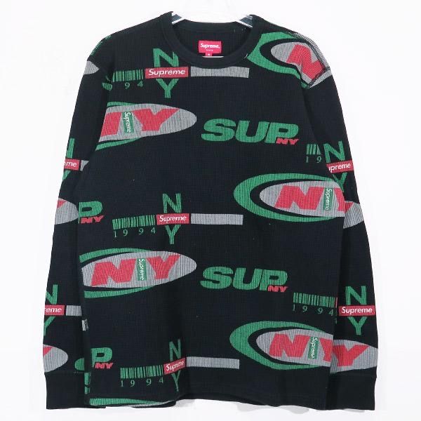 Supreme NY Waffle Thermal "Black"